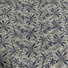 画像2: 【日本製】刺繍レース生地　約25cm×約50cm　花柄刺繍レース　 (2)