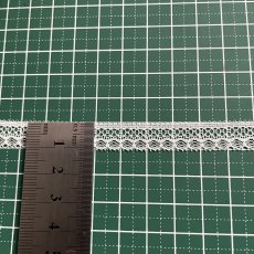 画像3: リバーレース　オフホワイト　3歳で美しいデザイン　幅1cm　1m (3)