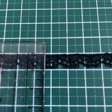 画像4: フランス製綿リバーレース　ブラック　幅0.9ｃｍ極細ヒゲが綺麗なドット柄１ｍ　 (4)