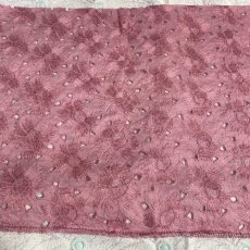 画像6: 【日本製】刺繍レース生地　計175cm　4枚組　きれいな刺繍レース　ローズピンク (6)