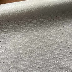 画像2: 【高品質な日本製】約幅110ｃｍ！広幅綿レース　小花柄オフホワイト　3.5m (2)