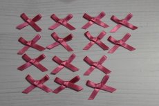 画像1: 【1点限り】14個セット！幅4cmリボンモチーフ　ピンク　ハンドメイドに (1)