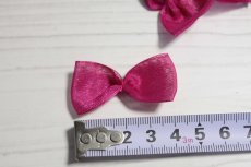 画像2: 【1点限り】5個セット！幅4cmリボンモチーフ　濃いピンク　ハンドメイドに (2)