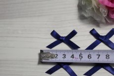 画像3: 【在庫限り】15個セット！幅4cmリボンモチーフ　ネイビー　ハンドメイドに (3)