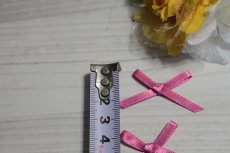 画像3: 【1点限り】18個セット！幅3.5cmリボンモチーフ　ピンク　ハンドメイドに (3)
