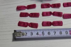 画像2: 【1点限り】8個セット！幅3.5cmリボンモチーフ　ピンク　ハンドメイドに (2)
