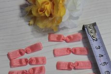 画像3: 【1点限り】18個セット！幅4cmリボンモチーフ　オレンジ　ハンドメイドに (3)