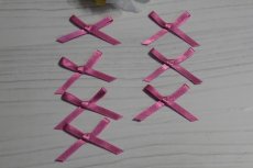 画像1: 【1点限り】18個セット！幅3.5cmリボンモチーフ　ピンク　ハンドメイドに (1)