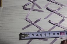 画像3: 【1点限り】22個セット！幅6cmリボンモチーフ　パープル　ハンドメイドに (3)
