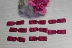 画像1: 【1点限り】8個セット！幅3.5cmリボンモチーフ　ピンク　ハンドメイドに (1)
