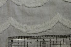 画像3: 2重ガーゼ　スカラ柄　オフホワイト　25ｃｍ×60ｃｍ (3)