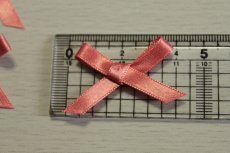 画像4: 15個セット！幅4cmリボンモチーフ　オレンジ　ハンドメイドに (4)