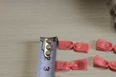 画像4: 【1点限り】23個セット！幅2.5cmリボンモチーフ　オレンジ　ハンドメイドに (4)