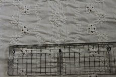 画像3: 【日本製】3色花柄シャーリング刺繍レース　オフホワイト、ピンク　ブラック　約計2.4ｍ (3)