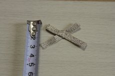 画像5: 5個セット！幅5cmリボンモチーフ　メタリックゴールド　ハンドメイドに (5)