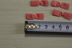 画像3: 【1点限り】23個セット！幅2.5cmリボンモチーフ　オレンジ　ハンドメイドに (3)