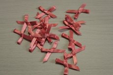 画像2: 15個セット！幅4cmリボンモチーフ　オレンジ　ハンドメイドに (2)