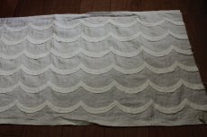 画像1: 2重ガーゼ　スカラ柄　オフホワイト　25ｃｍ×60ｃｍ (1)