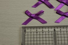 画像4: 【1点限り】14個セット！幅4cmリボンモチーフ　パープル　ハンドメイドに (4)