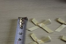 画像4: 【1点限り】24個セット！幅4.5cmリボンモチーフ　クリーム　ハンドメイドに (4)