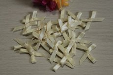 画像2: 【1点限り】24個セット！幅4.5cmリボンモチーフ　クリーム　ハンドメイドに (2)