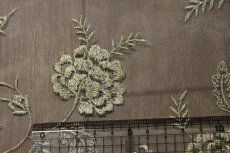 画像4: ゴールド薔薇柄刺繍レース　18cm×70ｃｍ (4)