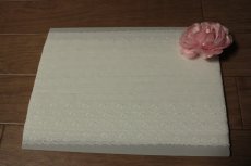 画像6: 【綺麗な日本製】6ｍ巻！幅2.8cm小花綿レース　オフホワイト業販向けレース (6)