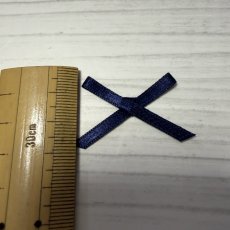 画像2: 10個セット！幅4cmリボンモチーフ　ネイビー　ハンドメイドに (2)