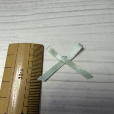 画像2: 9個セット！幅4cmリボンモチーフ　ミントグリーン　ハンドメイドに (2)