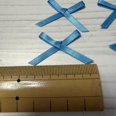 画像3: 13個セット！幅4cmリボンモチーフ　スカイブルー　ハンドメイドに (3)