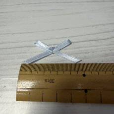 画像3: 6個セット！幅4cmリボンモチーフ　ブルー　ハンドメイドに (3)
