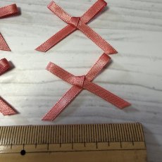 画像3: 11個セット！幅4cmリボンモチーフ　オレンジ　ハンドメイドに (3)