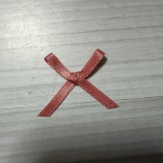 画像4: 15個セット！幅4cmリボンモチーフ　オレンジ　ハンドメイドに (4)