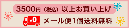 3500円（税込以上お買い上げ　メール便1個送料無料
