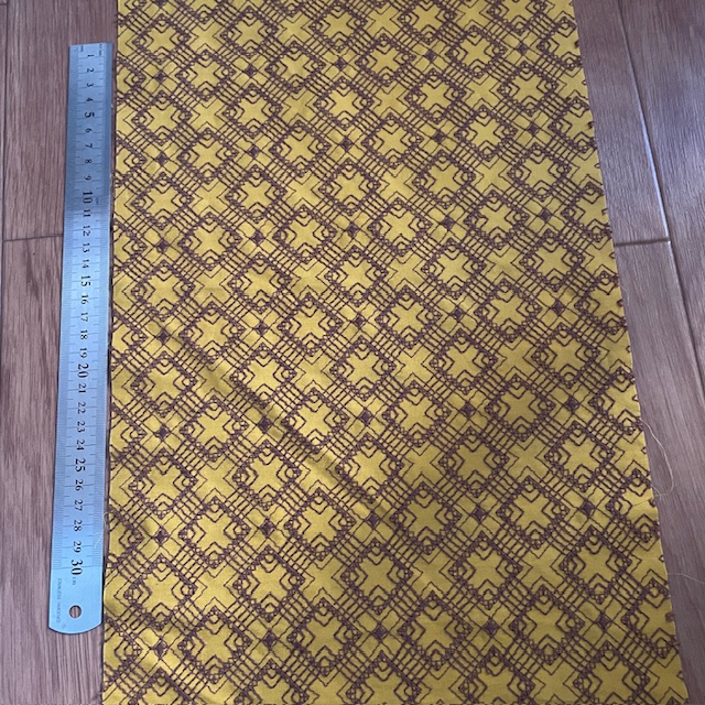 画像6: 350円!【日本製】刺繍レース生地 27cm×50cm 幾何学クロス柄 (6)